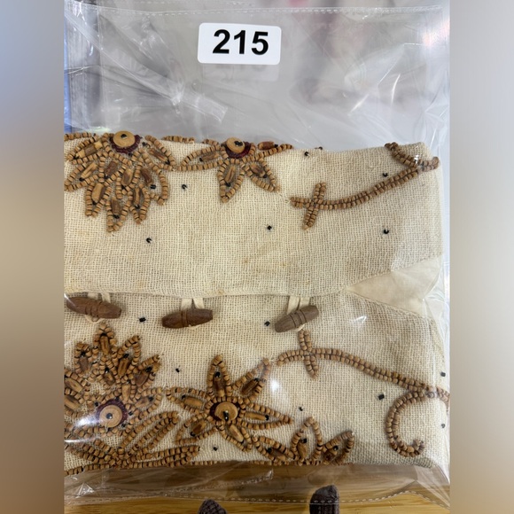 Vintage‎ Red Rover Beaded Western Vest Size Small Neutral Cream Tan - Picture 11 of 11